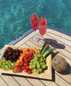 Private boat tour Split aboard Mirakul 40 cruising Adriatic Sea
